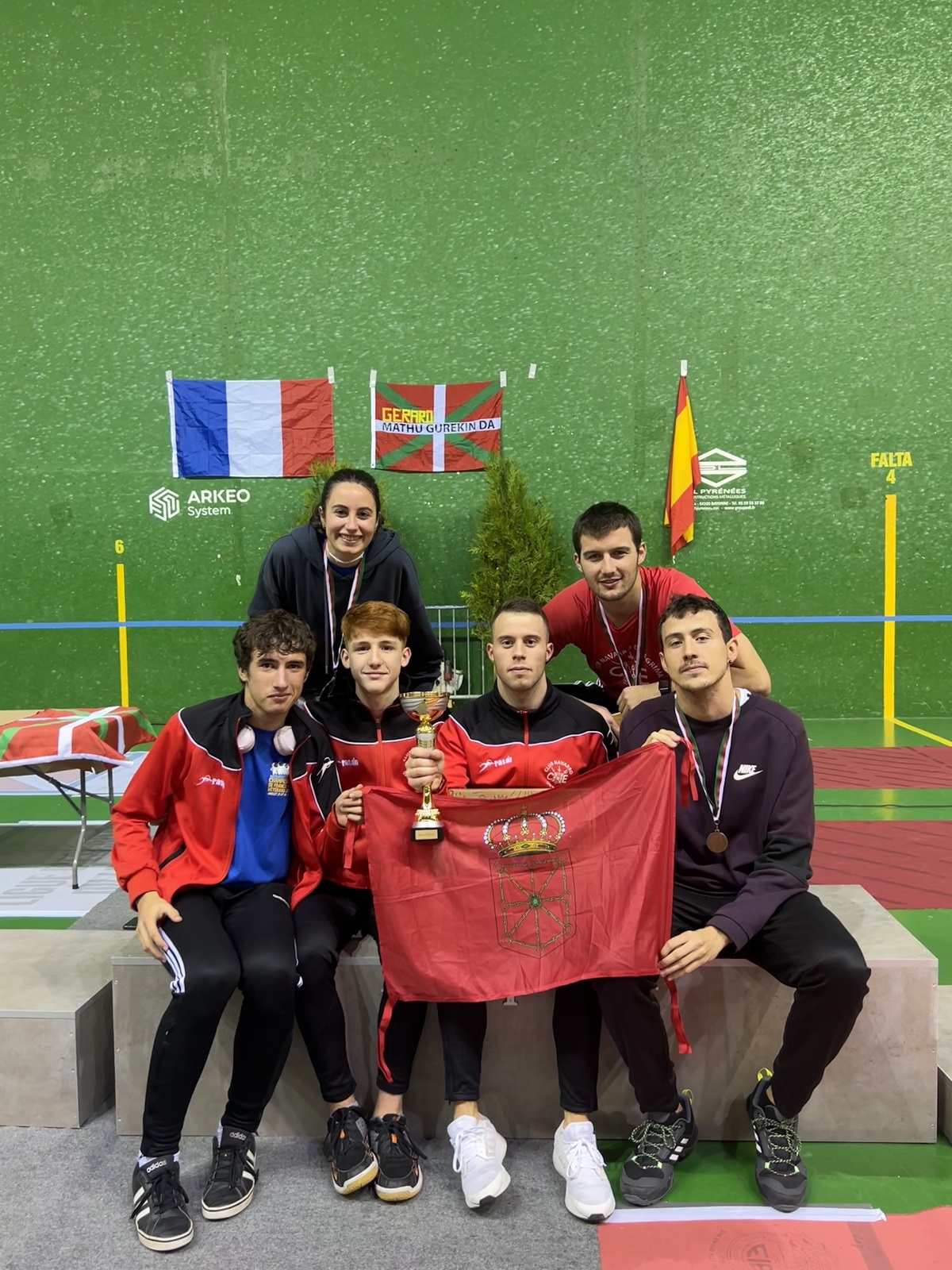 Podios en los Torneos Interterritoriales de Zaragoza y Anglet